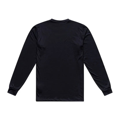 Troy Lee Designs Skyline Long Sleeve Ride Tee - Signature - Black-Real Teal