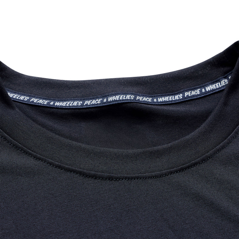 Troy Lee Designs Skyline Long Sleeve Ride Tee - Signature - Black-Real Teal