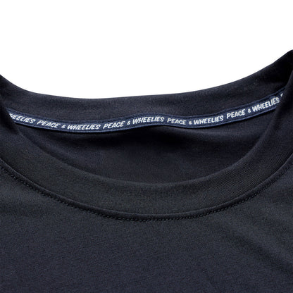 Troy Lee Designs Skyline Long Sleeve Ride Tee - Signature - Black-Real Teal