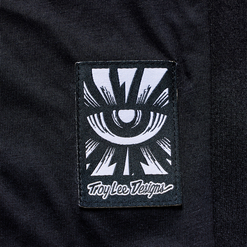 Troy Lee Designs Skyline Long Sleeve Ride Tee - Signature - Black-Real Teal