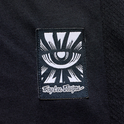 Troy Lee Designs Skyline Short Sleeve Ride Tee - Signature - Black-Real Teal