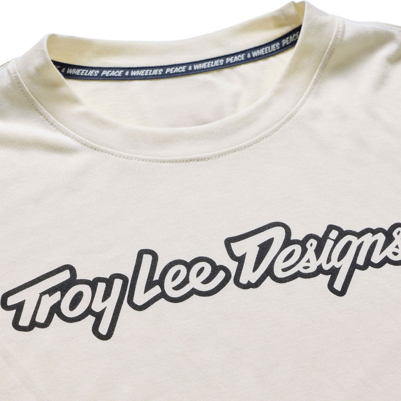 Troy Lee Designs Skyline Long Sleeve Ride Tee - Signature - Pumice