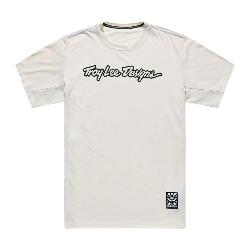 Troy Lee Designs Skyline Short Sleeve Ride Tee - Signature - Pumice