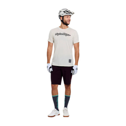 Troy Lee Designs Skyline Short Sleeve Ride Tee - Signature - Pumice