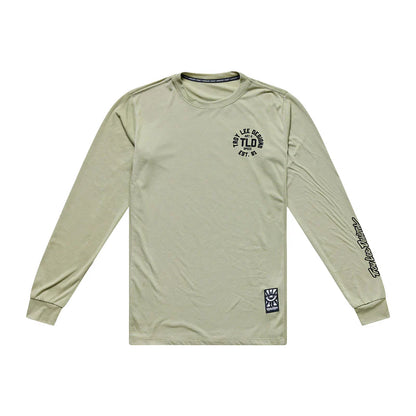 Troy Lee Designs Skyline Long Sleeve Ride Tee - Stamps - Sage