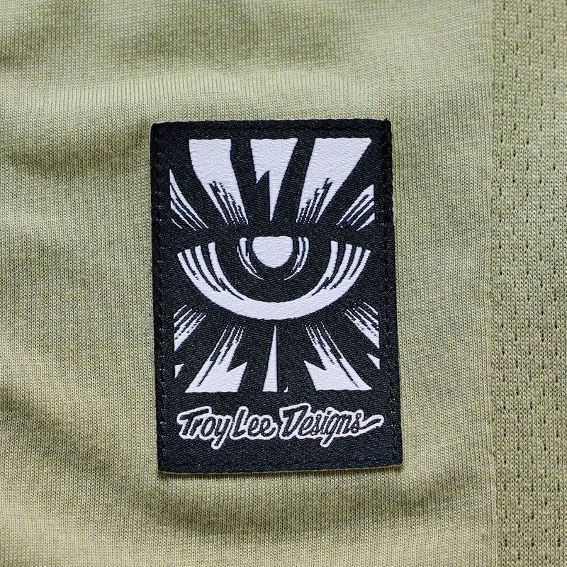 Troy Lee Designs Skyline Long Sleeve Ride Tee - Stamps - Sage