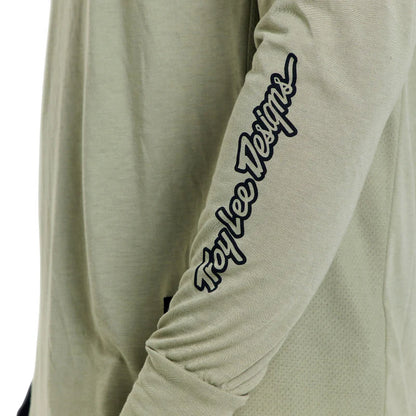 Troy Lee Designs Skyline Long Sleeve Ride Tee - Stamps - Sage