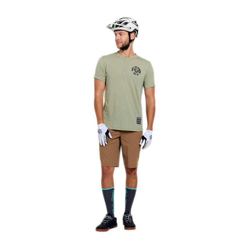 Troy Lee Designs Skyline Short Sleeve Ride Tee - Stamps - Sage