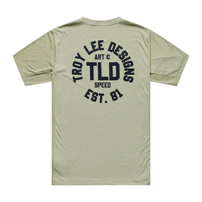 Troy Lee Designs Skyline Short Sleeve Ride Tee - Stamps - Sage