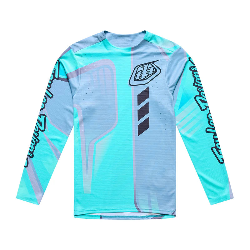 Troy Lee Designs Sprint Pro Long Sleeve MTB Jersey - Lowrider - Real Teal