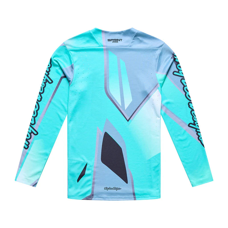 Troy Lee Designs Sprint Pro Long Sleeve MTB Jersey - Lowrider - Real Teal