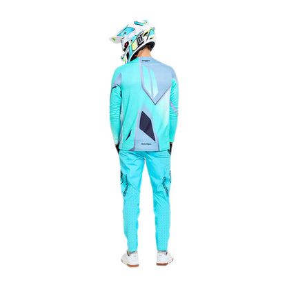 Troy Lee Designs Sprint Pro Long Sleeve MTB Jersey - Lowrider - Real Teal
