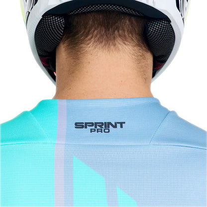 Troy Lee Designs Sprint Pro Long Sleeve MTB Jersey - Lowrider - Real Teal