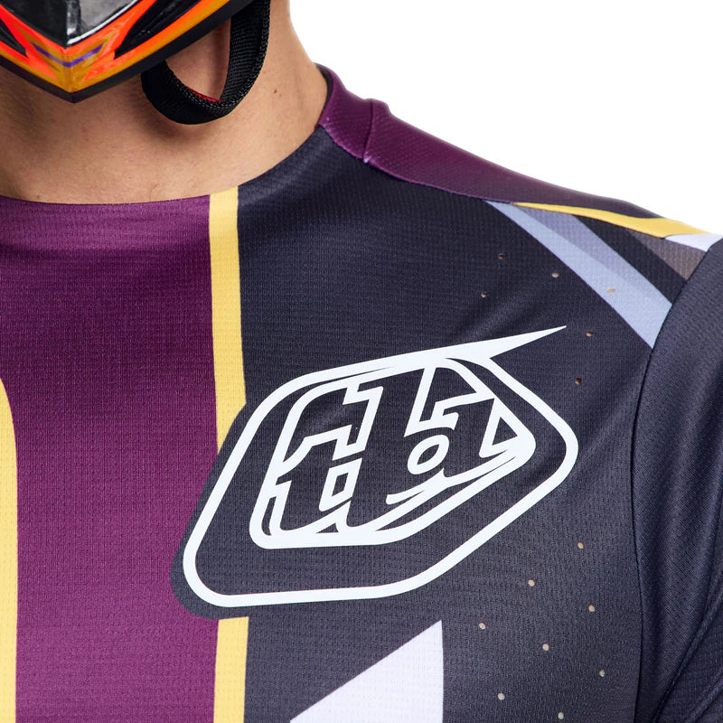 Troy Lee Designs Sprint Pro Long Sleeve MTB Jersey - Lowrider - Sangria