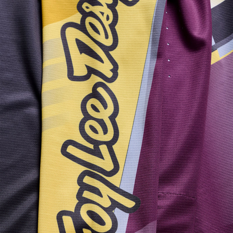 Troy Lee Designs Sprint Pro Long Sleeve MTB Jersey - Lowrider - Sangria