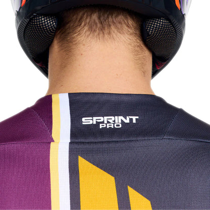 Troy Lee Designs Sprint Pro Long Sleeve MTB Jersey - Lowrider - Sangria
