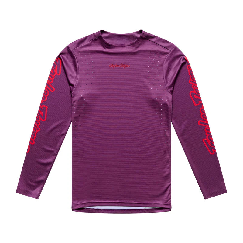Troy Lee Designs Sprint Pro Long Sleeve MTB Jersey - Sangria