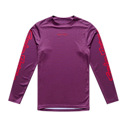Troy Lee Designs Sprint Pro Long Sleeve MTB Jersey - Sangria