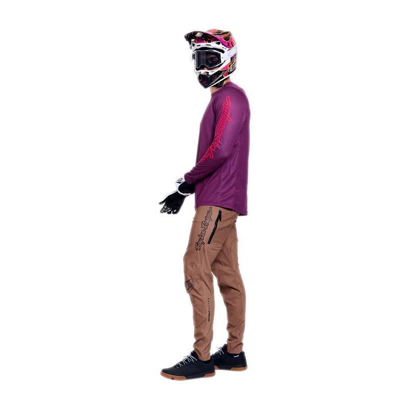 Troy Lee Designs Sprint Pro Long Sleeve MTB Jersey - Sangria