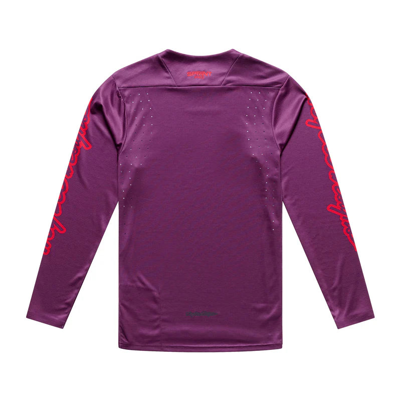 Troy Lee Designs Sprint Pro Long Sleeve MTB Jersey - Sangria