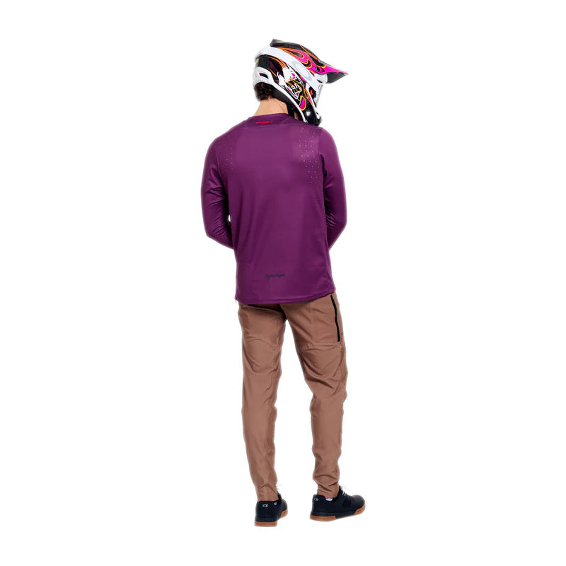 Troy Lee Designs Sprint Pro Long Sleeve MTB Jersey - Sangria