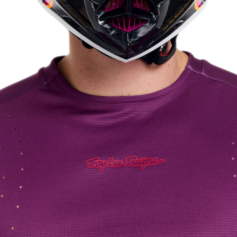 Troy Lee Designs Sprint Pro Long Sleeve MTB Jersey - Sangria