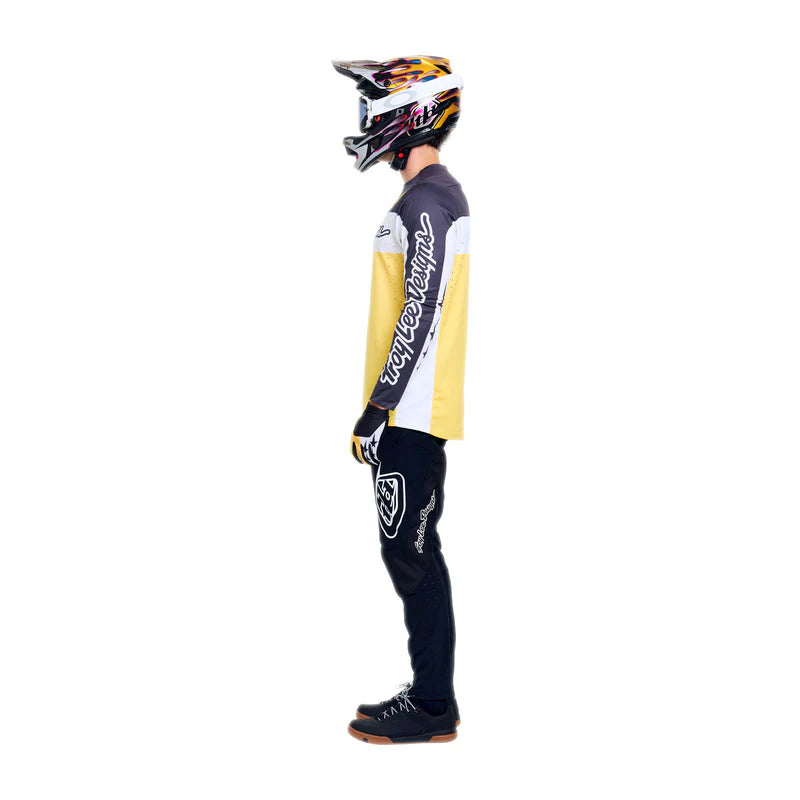 Troy Lee Designs Sprint Pro Long Sleeve MTB Jersey - Yo Moto - Butter