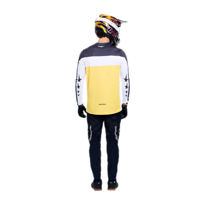 Troy Lee Designs Sprint Pro Long Sleeve MTB Jersey - Yo Moto - Butter