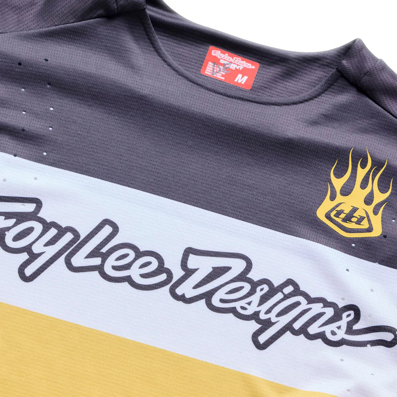 Troy Lee Designs Sprint Pro Long Sleeve MTB Jersey - Yo Moto - Butter