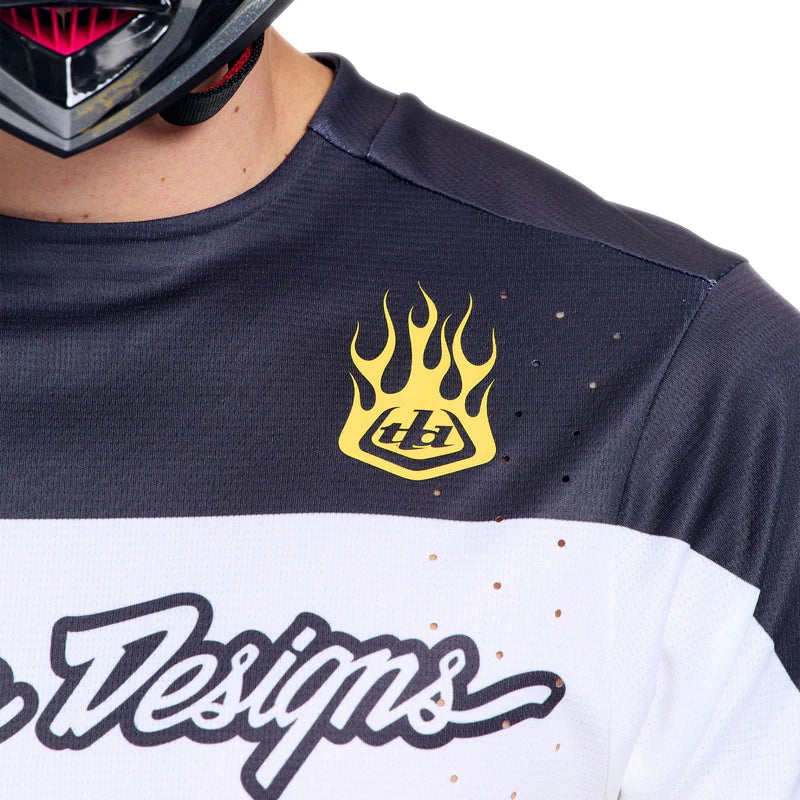 Troy Lee Designs Sprint Pro Long Sleeve MTB Jersey - Yo Moto - Butter