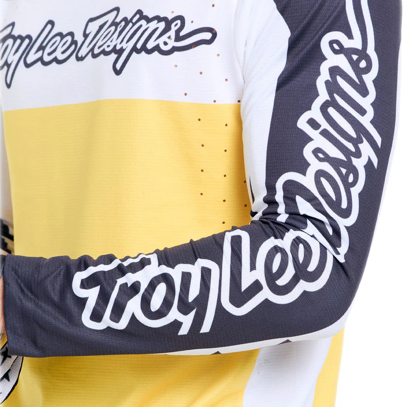 Troy Lee Designs Sprint Pro Long Sleeve MTB Jersey - Yo Moto - Butter