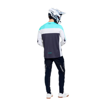 Troy Lee Designs Sprint Pro Long Sleeve MTB Jersey - Yo Moto - Carbon