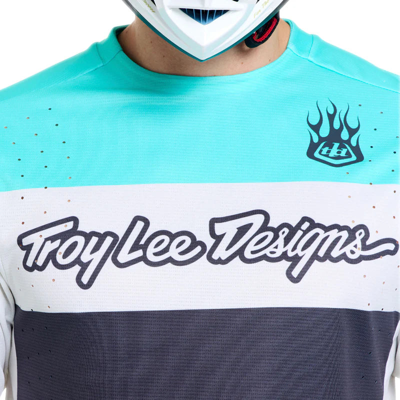 Troy Lee Designs Sprint Pro Long Sleeve MTB Jersey - Yo Moto - Carbon