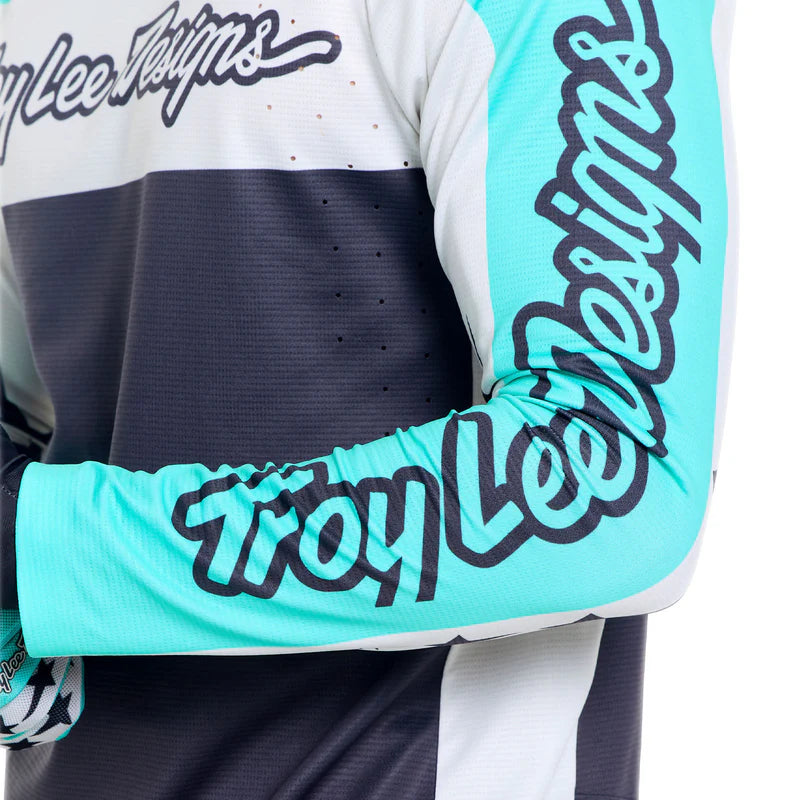Troy Lee Designs Sprint Pro Long Sleeve MTB Jersey - Yo Moto - Carbon