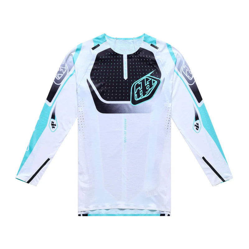 Troy Lee Designs Sprint Ultra Long Sleeve MTB Jersey - Proton - White