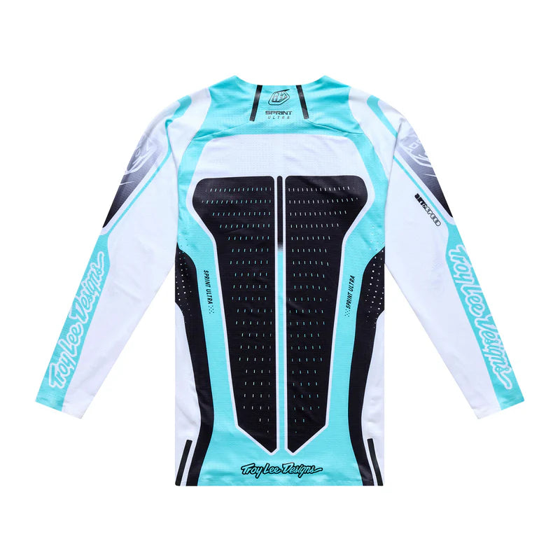 Troy Lee Designs Sprint Ultra Long Sleeve MTB Jersey - Proton - White