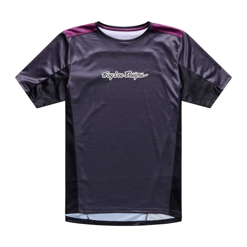 Troy Lee Designs Stage Short Sleeve MTB Jersey - Signature - Carbon