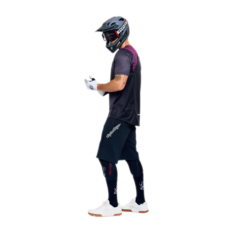 Troy Lee Designs Stage Short Sleeve MTB Jersey - Signature - Carbon