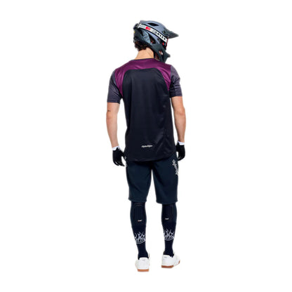 Troy Lee Designs Stage Short Sleeve MTB Jersey - Signature - Carbon