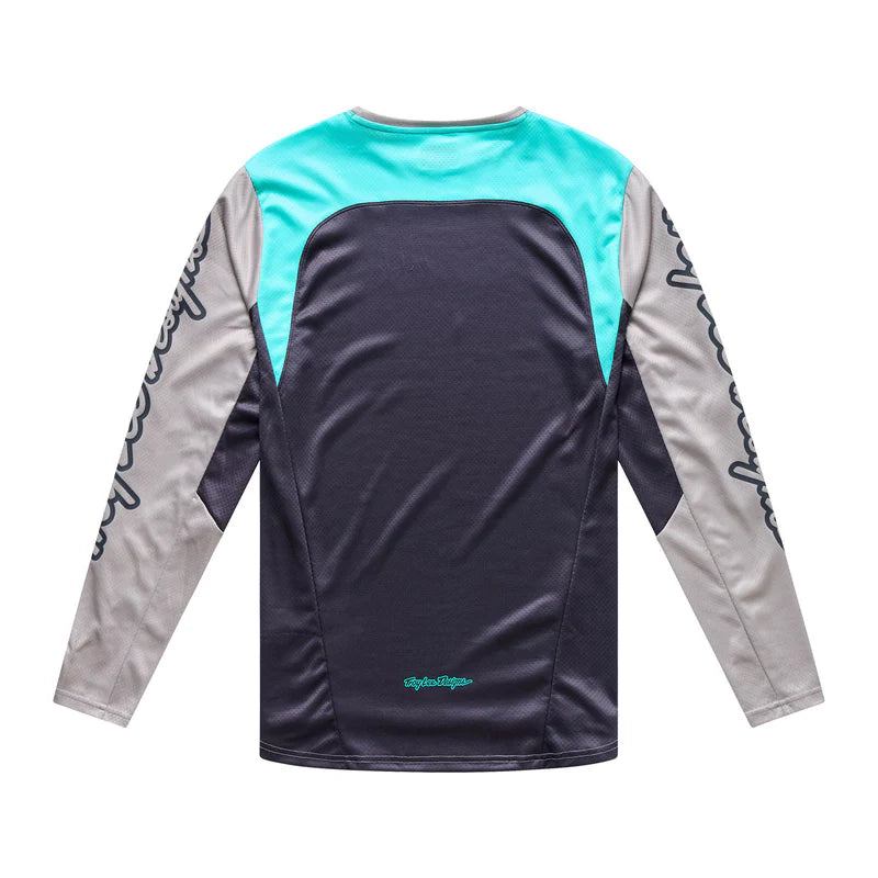 Troy Lee Designs Stage Long Sleeve MTB Jersey - Signature - Stone