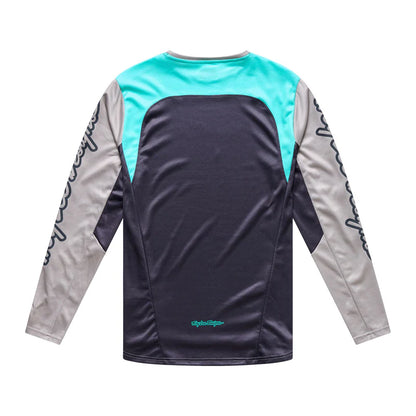 Troy Lee Designs Stage Long Sleeve MTB Jersey - Signature - Stone