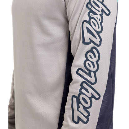 Troy Lee Designs Stage Long Sleeve MTB Jersey - Signature - Stone