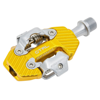 Wolf Tooth Components CTRL Trail Performance Clipless Pedal - Gold