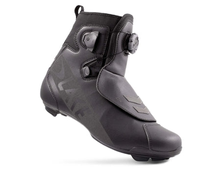 Lake CX146 SPD Winter Road Boot - Wide - Black-Black Reflective