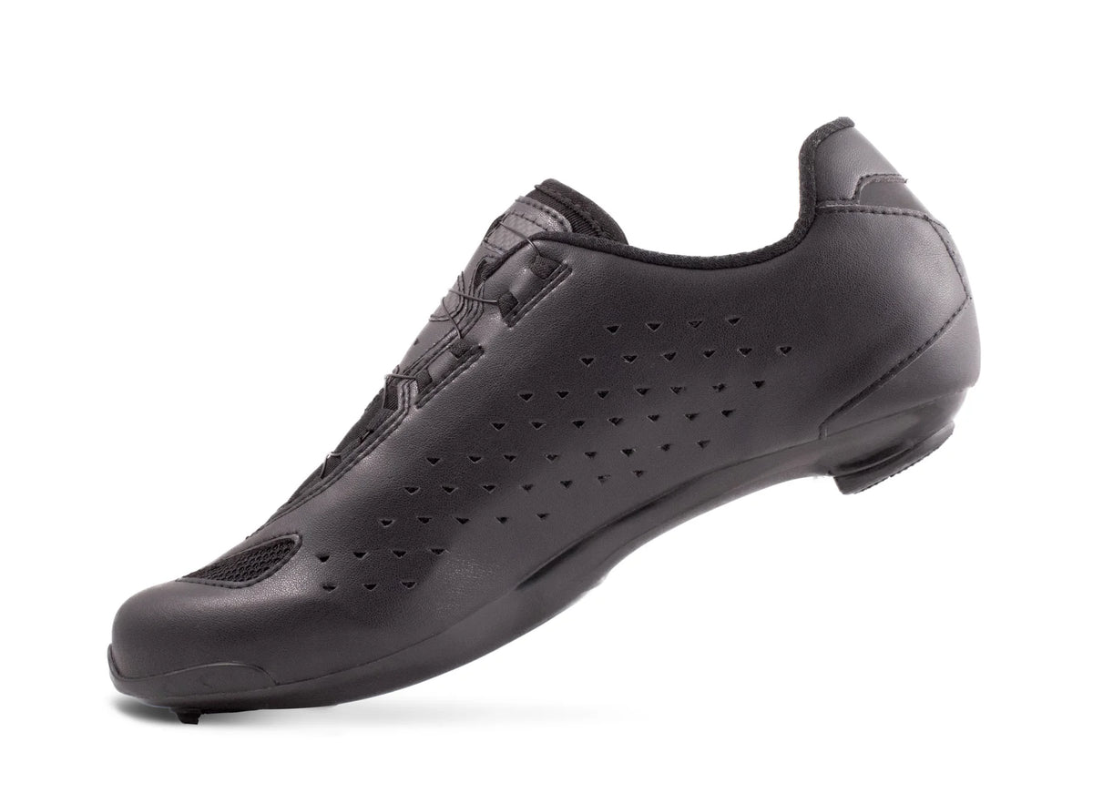 Lake CX177 Road Shoe - Black-Black Reflective