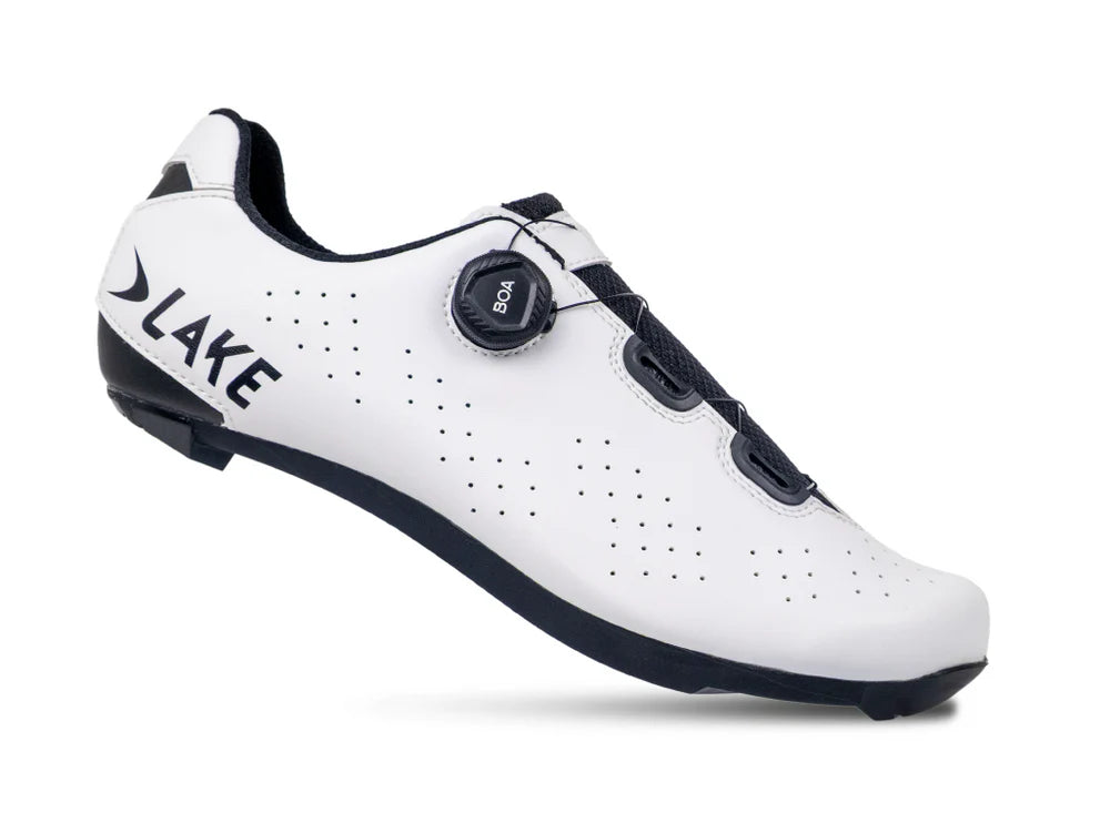 Lake CX178 Road Shoe - White-Black