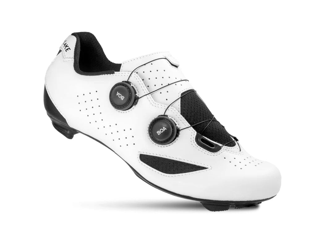 Lake CX190 Road Shoe - White-Black