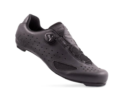Lake CX219 Road Shoe - Black-Black