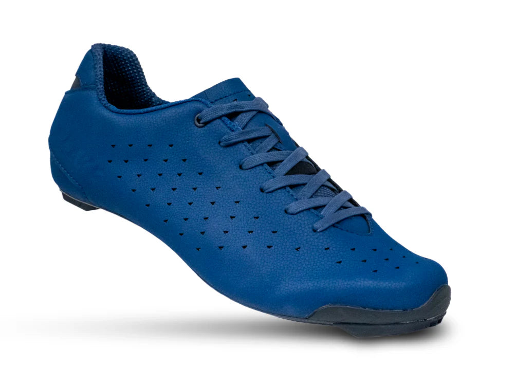 Lake CX21C Road Shoe - Wide - Blue-Black Clarino