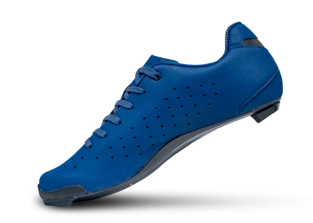 Lake CX21C Road Shoe - Wide - Blue-Black Clarino